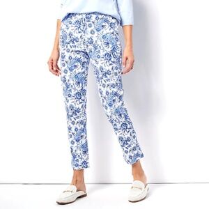 Forever 21 Sz M Capri White Skinny Low Rise Pants Pockets Casual Summer